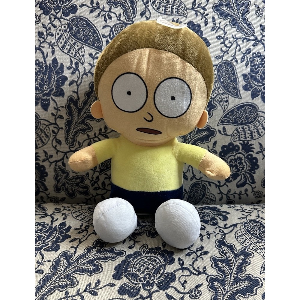 Rick and Morty Adult Swim Plush Toy MORTY Doll 7 Inches Tall, Brand New, Tag